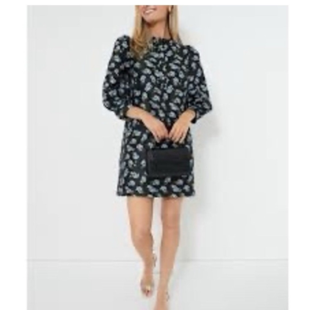 Tuckernuck Pomander Place Samantha Dress Small Jacquard Heirloom Floral